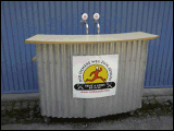 Fahrbare Bar mit Durchlaufkühler mieten
